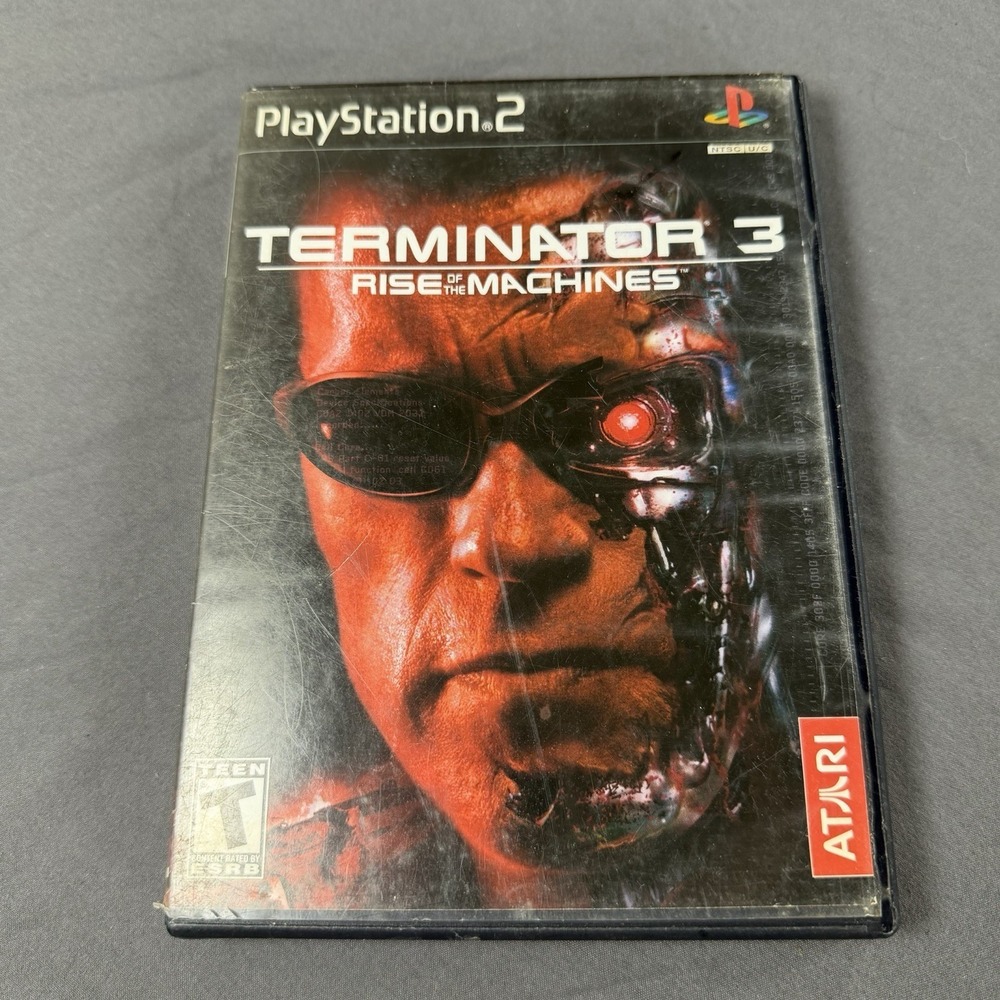 Terminator 3: Rise of‎ the Machines (Sony PlayStation 2, 2003) No Manual